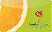 Jamba&nbsp;Juice
Gift&nbsp;Card