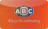 ABC&nbsp;Fine&nbsp;Wine
&&nbsp;Spirits
Gift&nbsp;Card