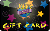 John's&nbsp;Incredible&nbsp;Pizza
Gift&nbsp;Card
