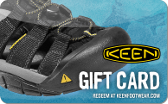 Keen&nbsp;Footwear
Gift&nbsp;Card