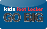 Kids&nbsp;Foot&nbsp;Locker
Gift&nbsp;Card