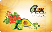 Lime&nbsp;Fresh
Mexican&nbsp;Grill
Gift&nbsp;Card