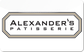 Alexander's&nbsp;Patisserie
Gift&nbsp;Card