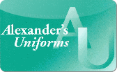 Alexander's&nbsp;Uniforms
Gift&nbsp;Card