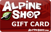 Alpine&nbsp;Shop
Gift&nbsp;Card