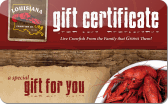 Louisiana&nbsp;Crawfish&nbsp;Co.
Gift&nbsp;Card