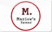 Marlow's&nbsp;Tavern
Gift&nbsp;Card