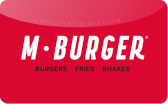 M&nbsp;Burger
Gift&nbsp;Card