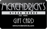 McKendrick's
Steakhouse
Gift&nbsp;Card