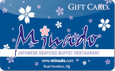 Minado
(East&nbsp;Norriton&nbsp;Only)
Gift&nbsp;Card