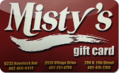 Misty's
Gift&nbsp;Card