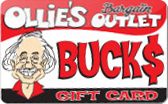 Ollie's&nbsp;Bargain&nbsp;Outlet
Gift&nbsp;Card