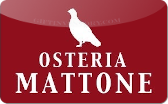 Osteria&nbsp;Mattone
Gift&nbsp;Card