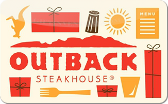 Outback&nbsp;Steakhouse
(Physical)
Gift&nbsp;Card