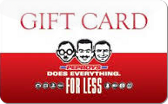 Pep&nbsp;Boys
Gift&nbsp;Card