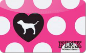 Pink&nbsp;by
Victoria's&nbsp;Secret
Gift&nbsp;Card