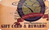 Pomodoro's
Gift&nbsp;Card
