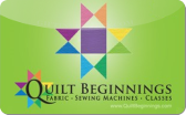 Quilt&nbsp;Beginnings
Gift&nbsp;Card