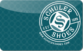 Schuler&nbsp;Shoes
Gift&nbsp;Card