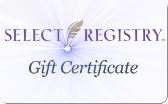 Select&nbsp;Registry
Gift&nbsp;Card