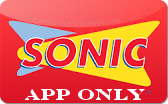 Sonic: App Only
Gift Card