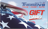 Theisen's
Gift&nbsp;Card