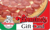 Valentino's
Gift&nbsp;Card