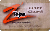 Z'Tejas
Gift&nbsp;Card