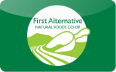 First&nbsp;Alternative
Natural&nbsp;Foods&nbsp;Co-op
Gift&nbsp;Card