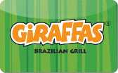 Giraffas
Gift&nbsp;Card