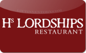 HS&nbsp;Lordships&nbsp;Restaurant
Gift&nbsp;Card