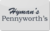 Hyman's&nbsp;Pennyworth's
Gift&nbsp;Card
